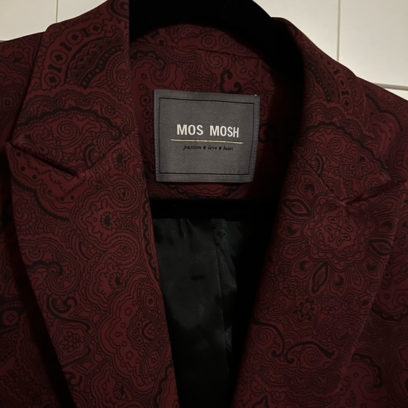 Mos Mosh - Lake Pinto Blazer Oxblood Red size 40 - Picture 8 of 14